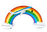 Buy a custom made rainbow inflatable advertisement arch with 3D airplane at JB Promotions UK. Request a free design for an promotional inflatable arch in your own style now